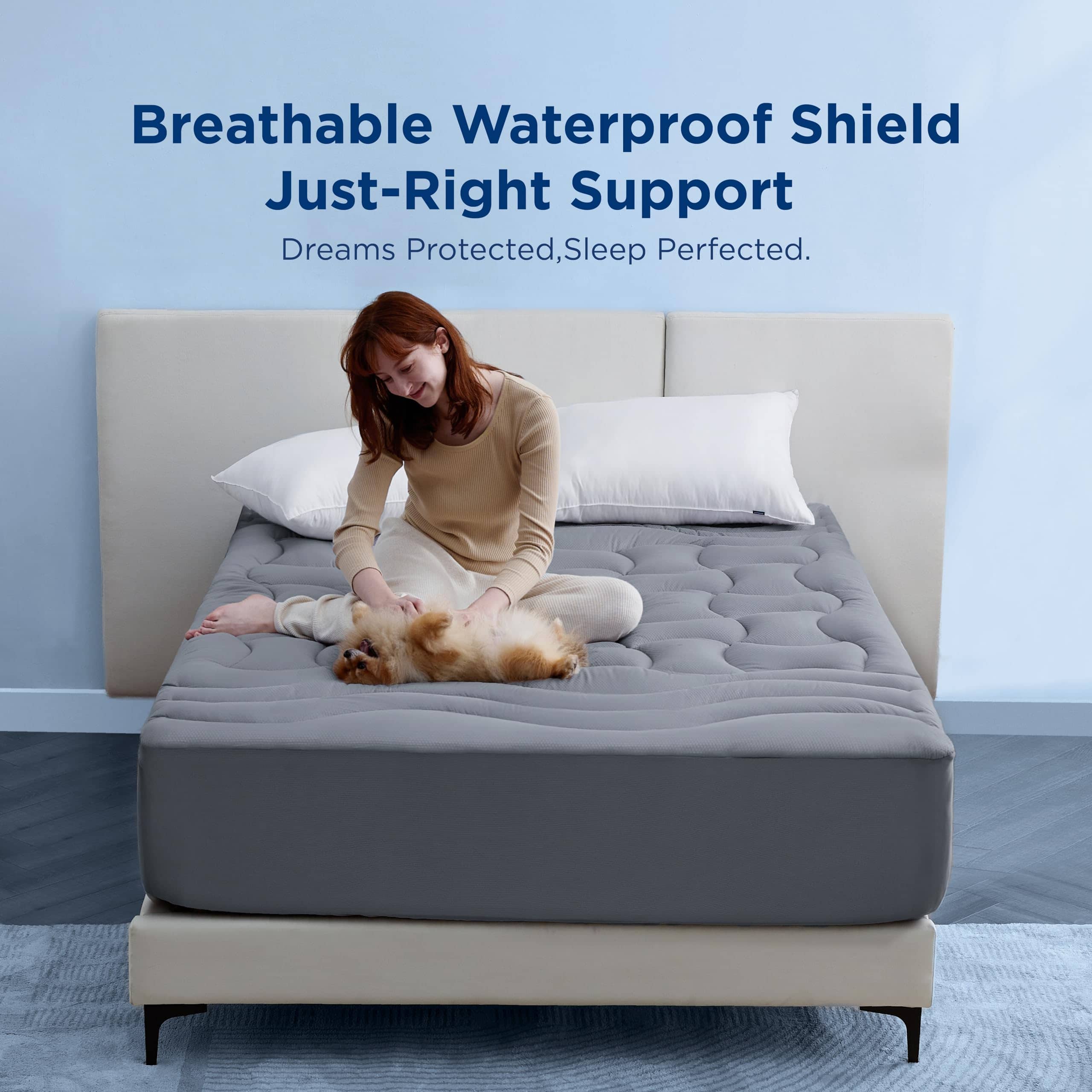 GentleSoft™ Water-Proof Three-Zone Mattress Pad
