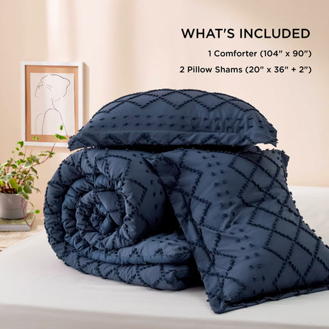 Boho Embroidery Comforter Set