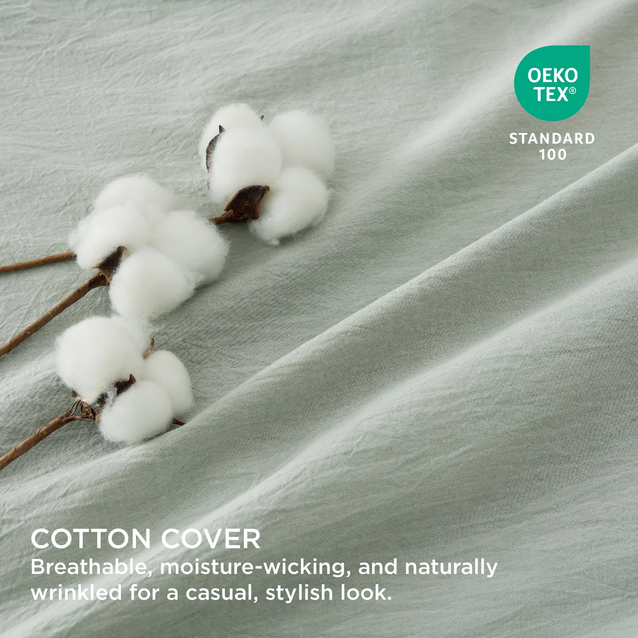 Prewashed Cotton Comforter Set