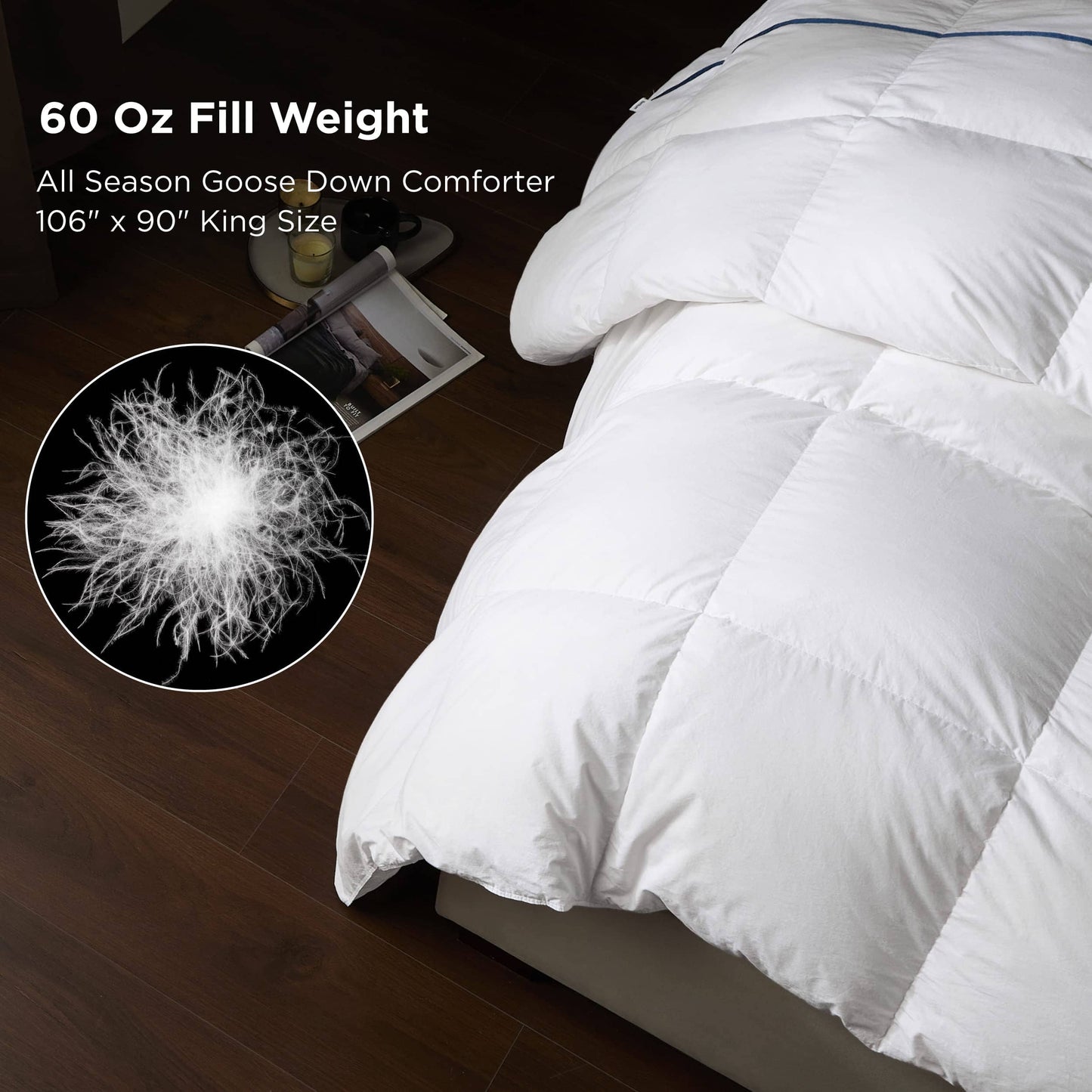 GentleSoft™ Goose Feather Down-20 Comforter