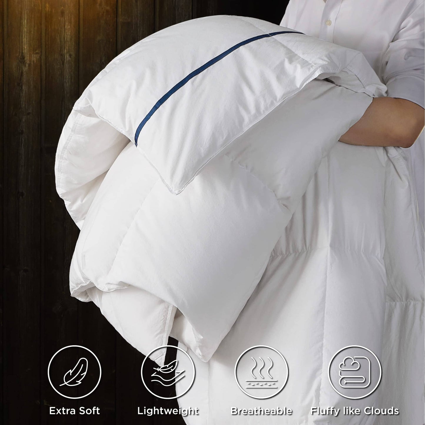 GentleSoft™ Goose Feather Down-20 Comforter