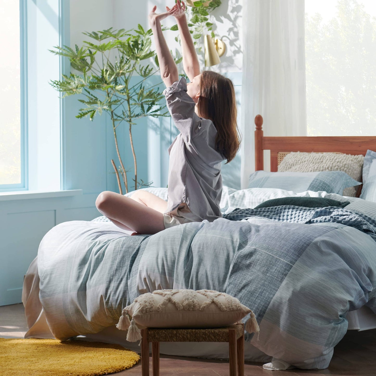 Microfiber Duvet Cover Set Twin