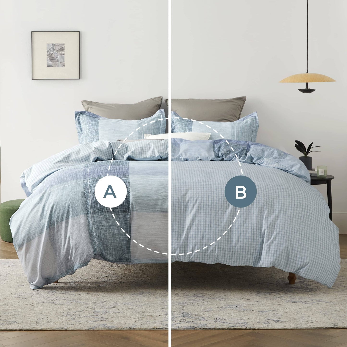 Microfiber Duvet Cover Set Twin