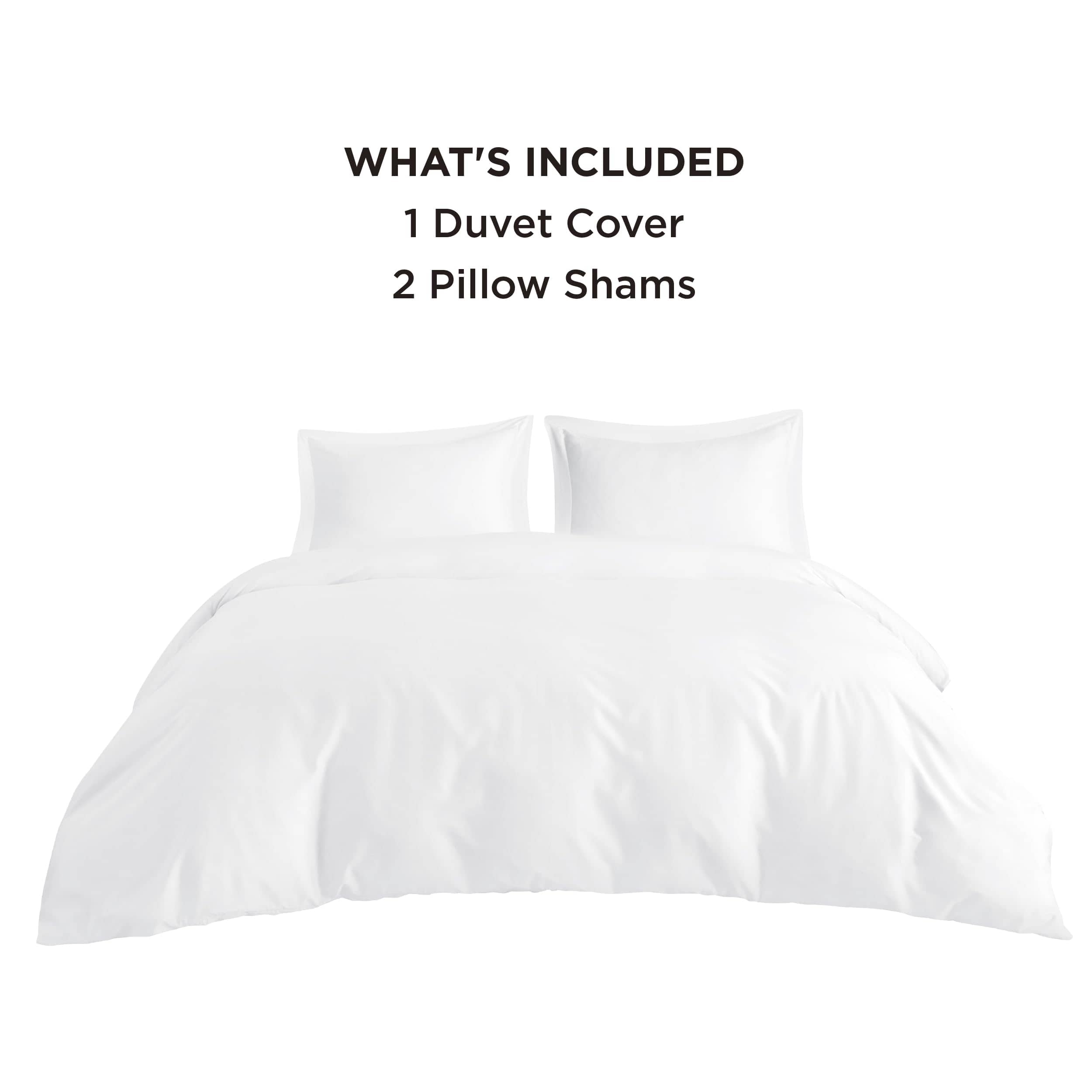 Bedsure Breathable Lyocell Cotton Duvet Cover Set