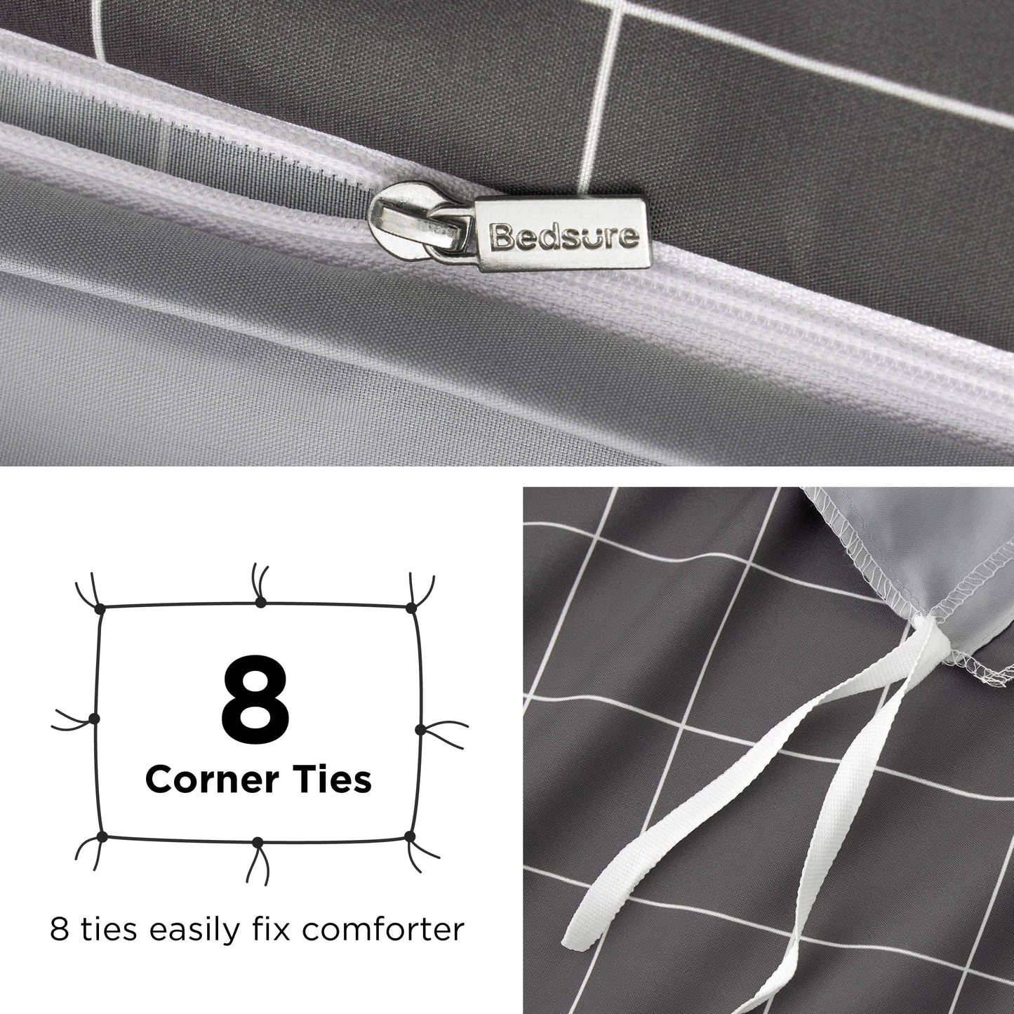 Microfiber Duvet Cover Set Twin
