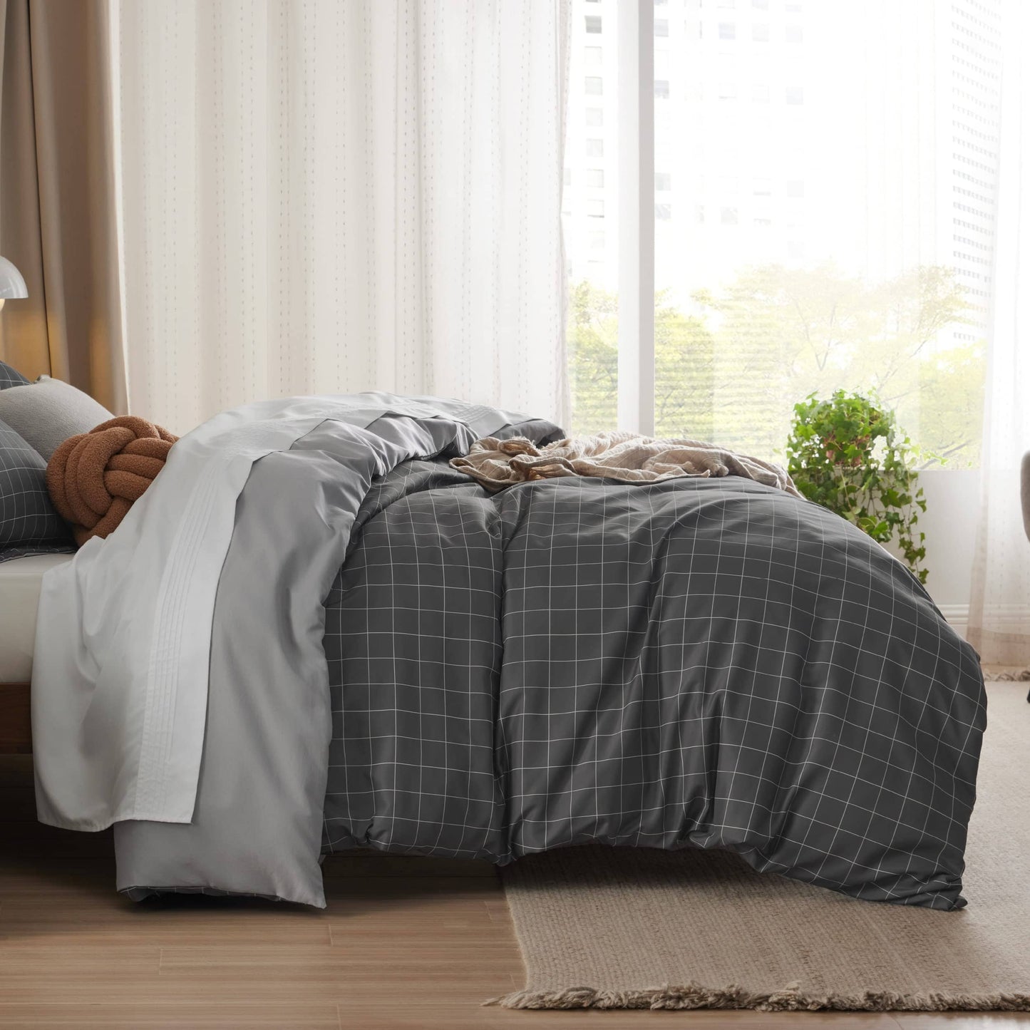 Microfiber Duvet Cover Set Twin
