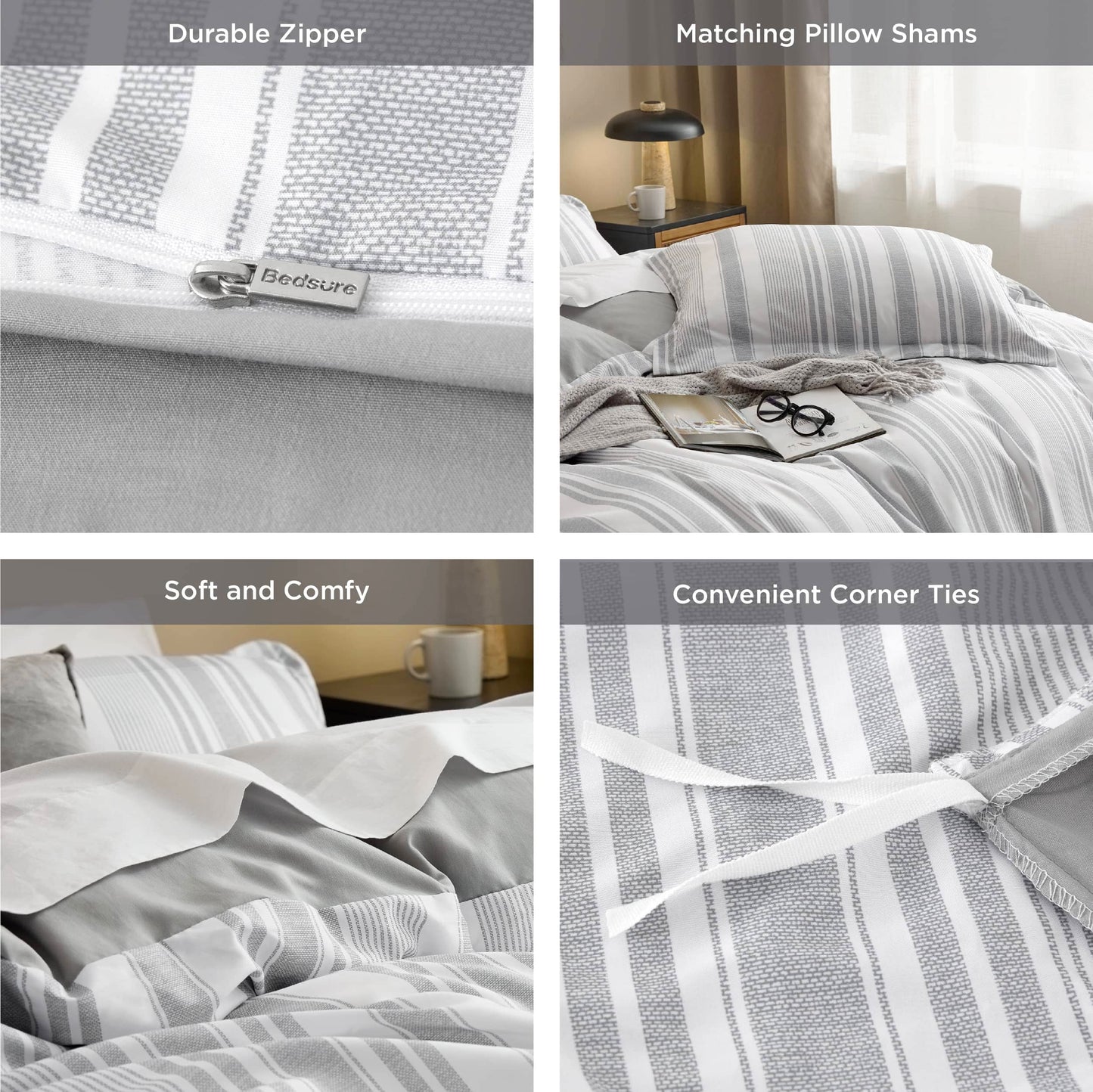 Microfiber Duvet Cover Set Twin