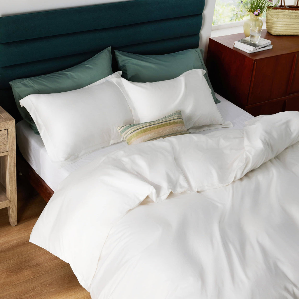 Breathable Lyocell Cotton Duvet Cover Set