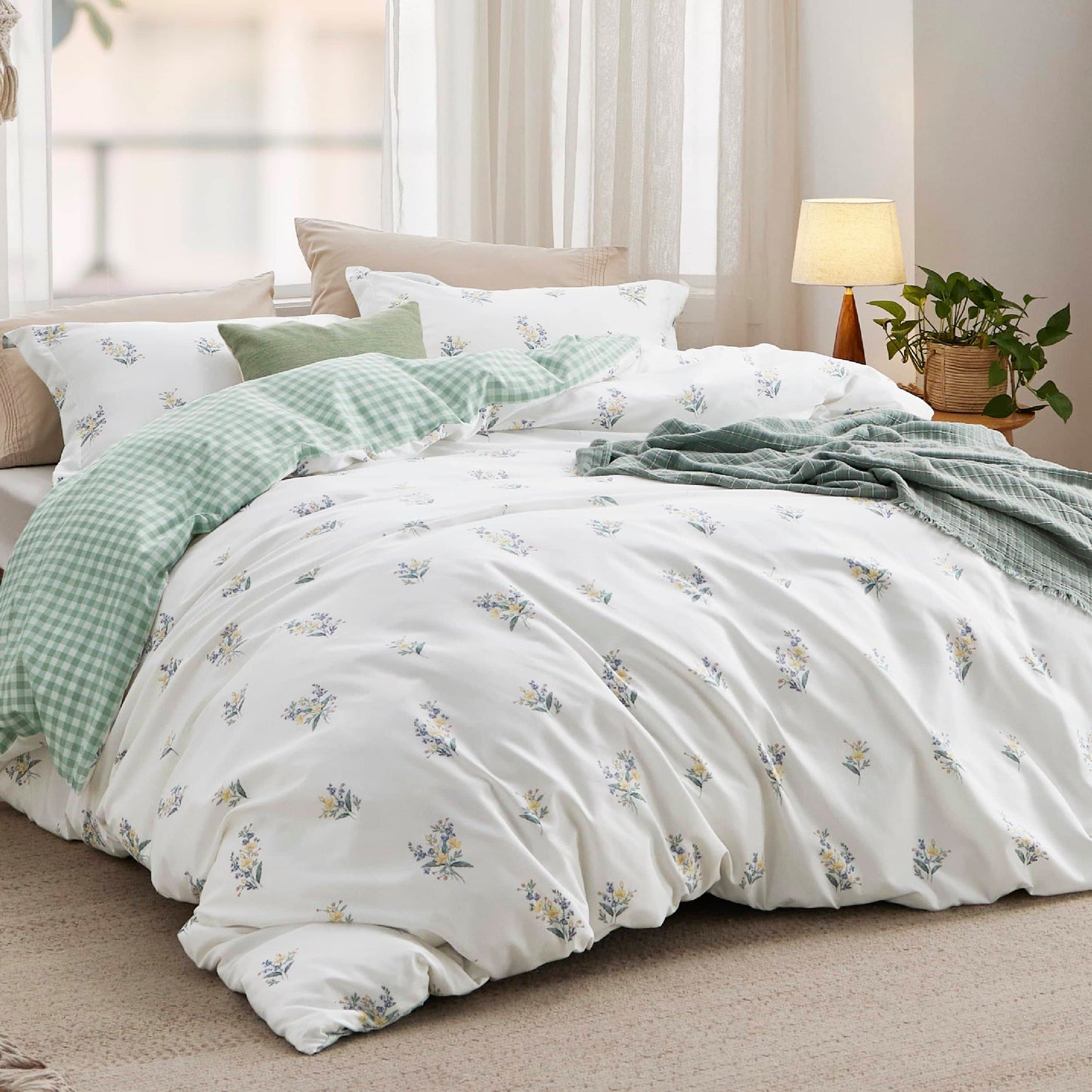 Microfiber Duvet Cover Set Twin