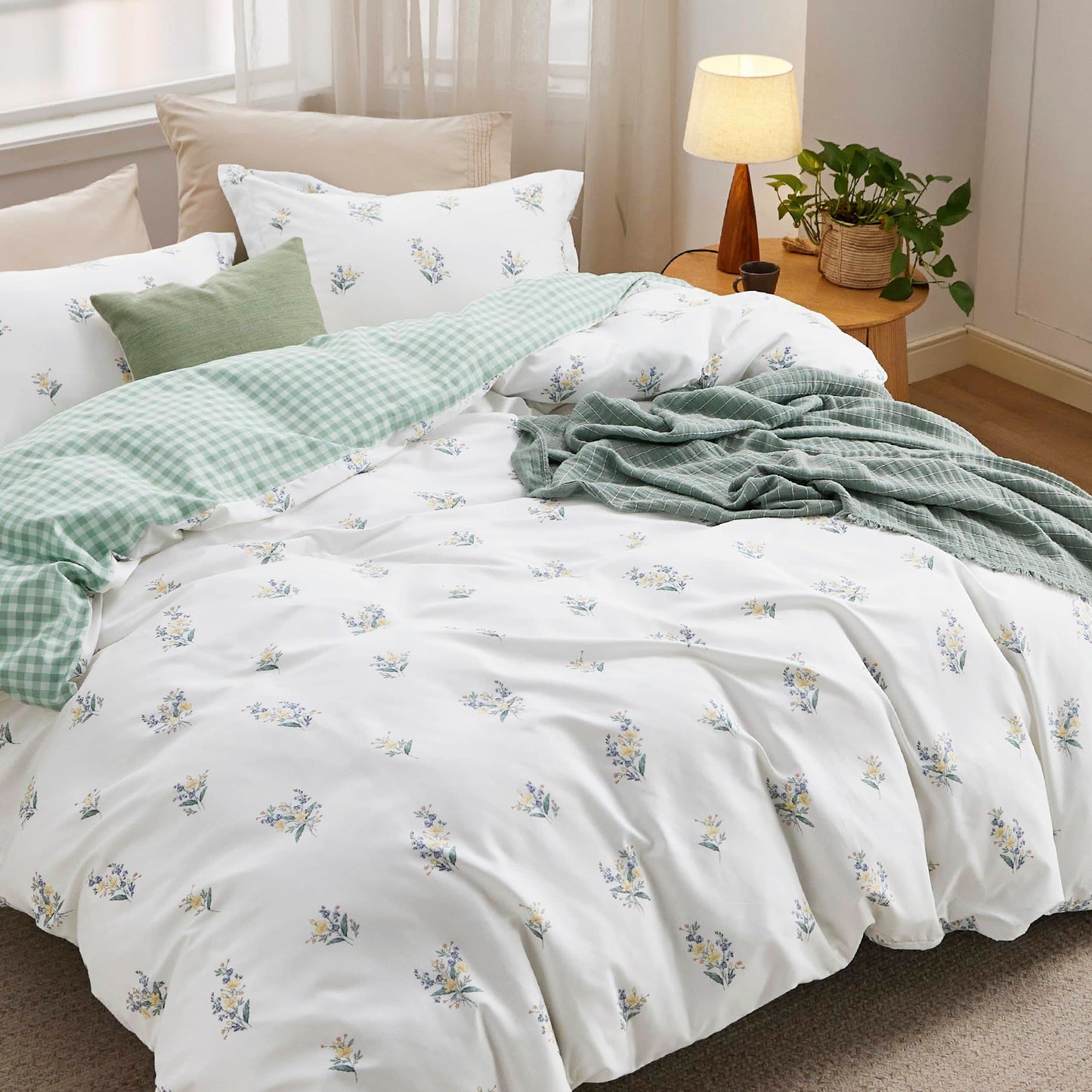 Microfiber Duvet Cover Set Twin