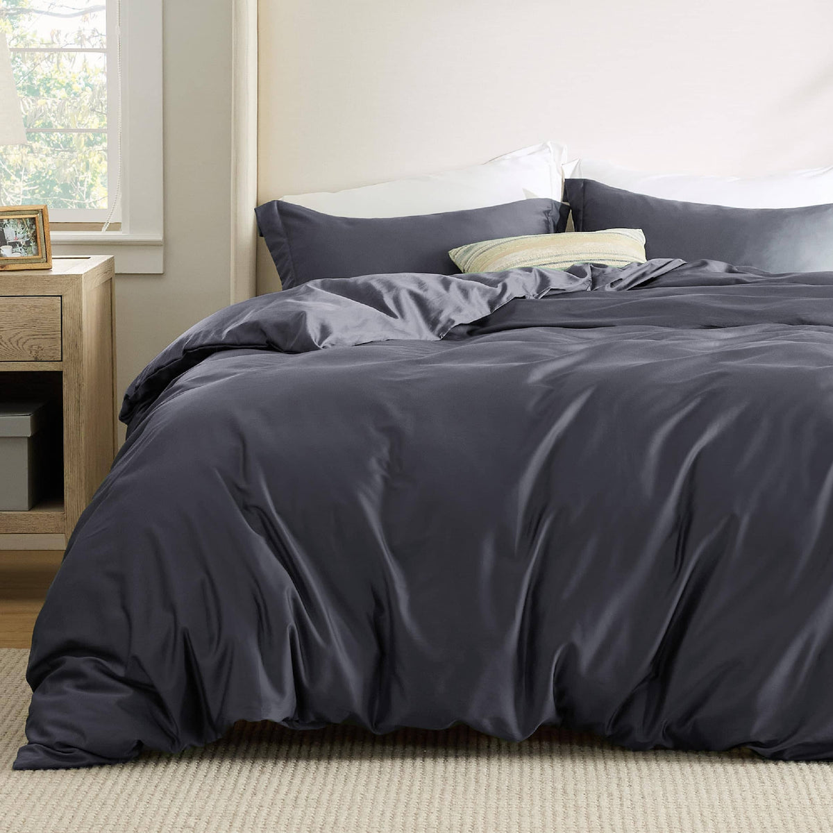 Breathable Lyocell Cotton Duvet Cover Set