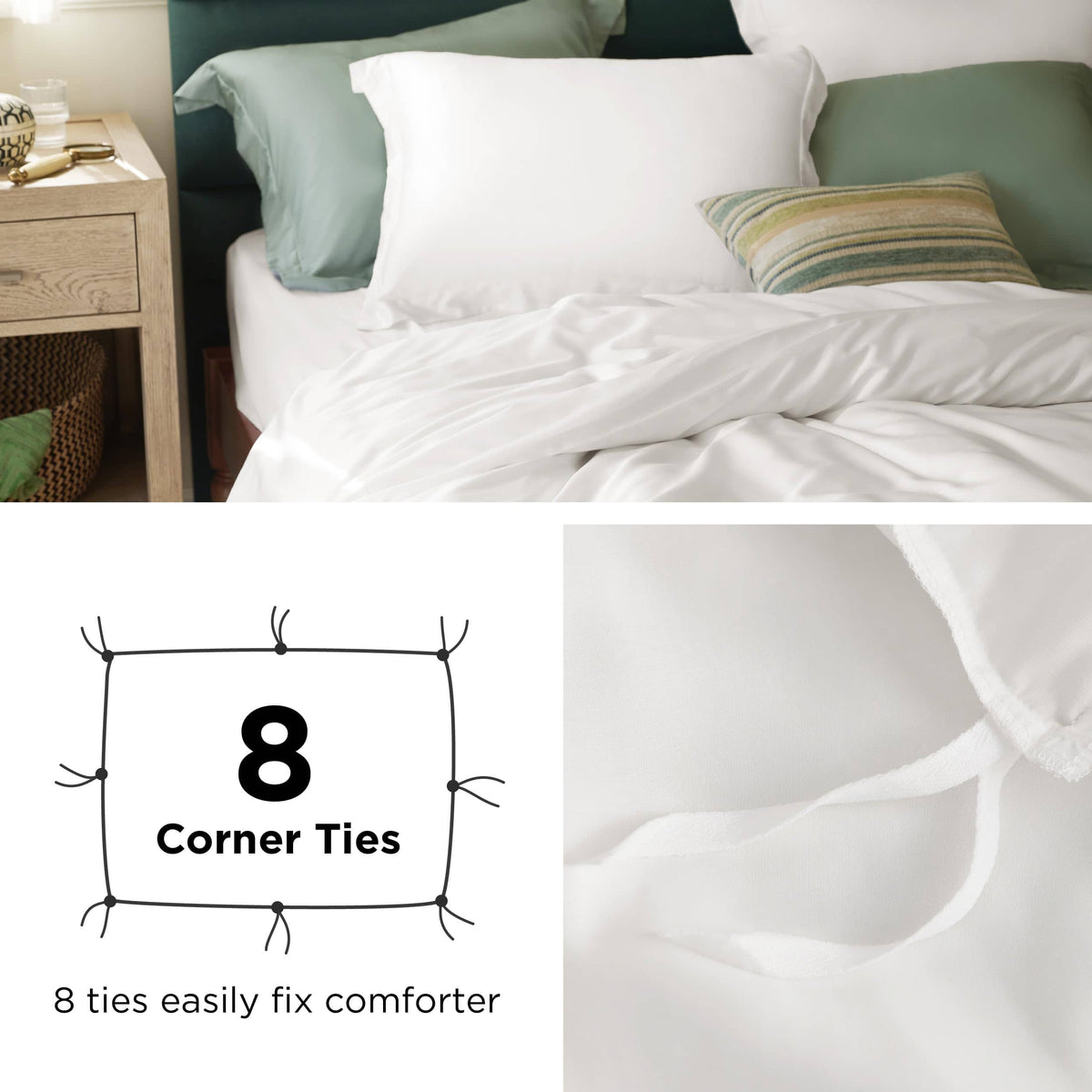 Breathable Lyocell Cotton Duvet Cover Set