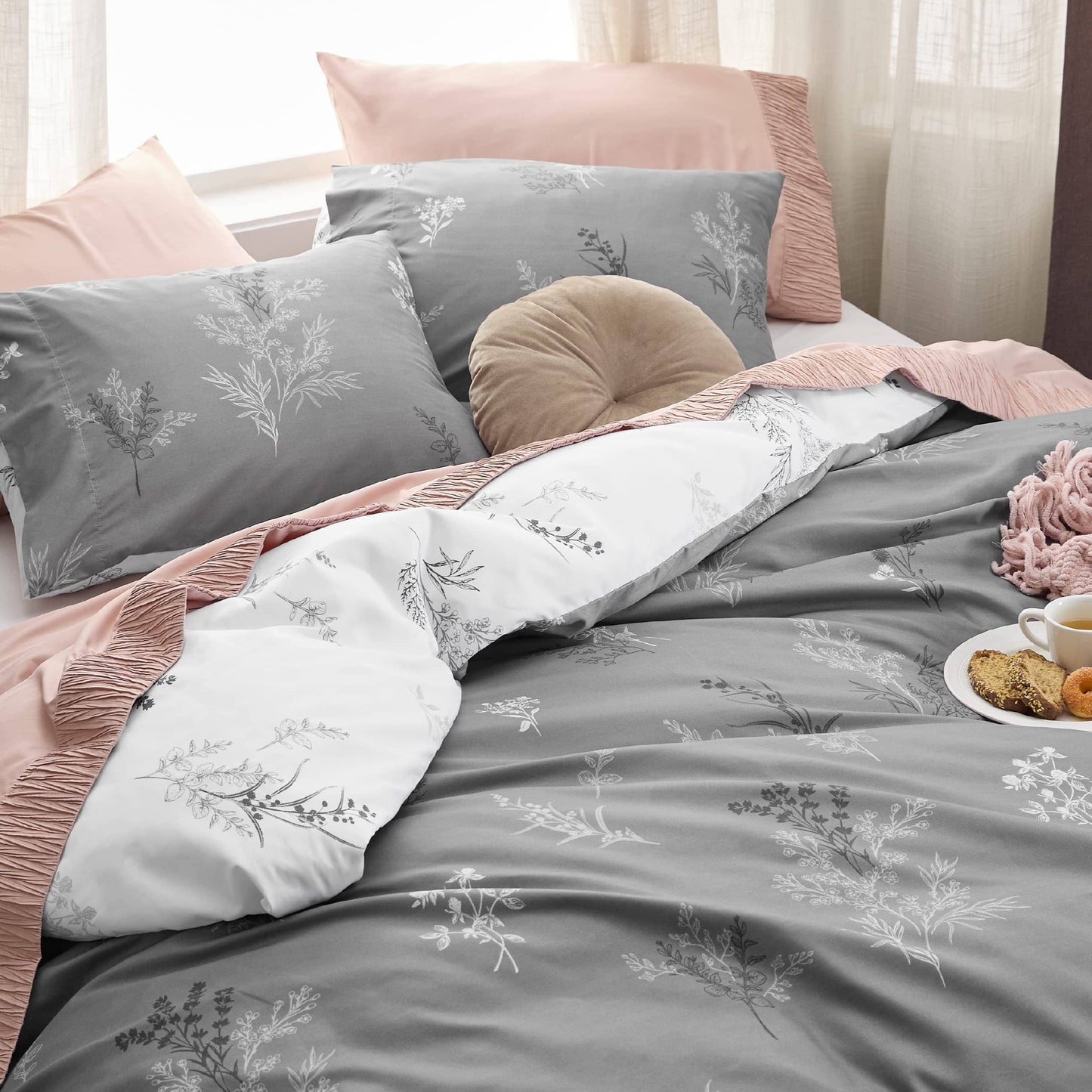 Microfiber Duvet Cover Set Twin