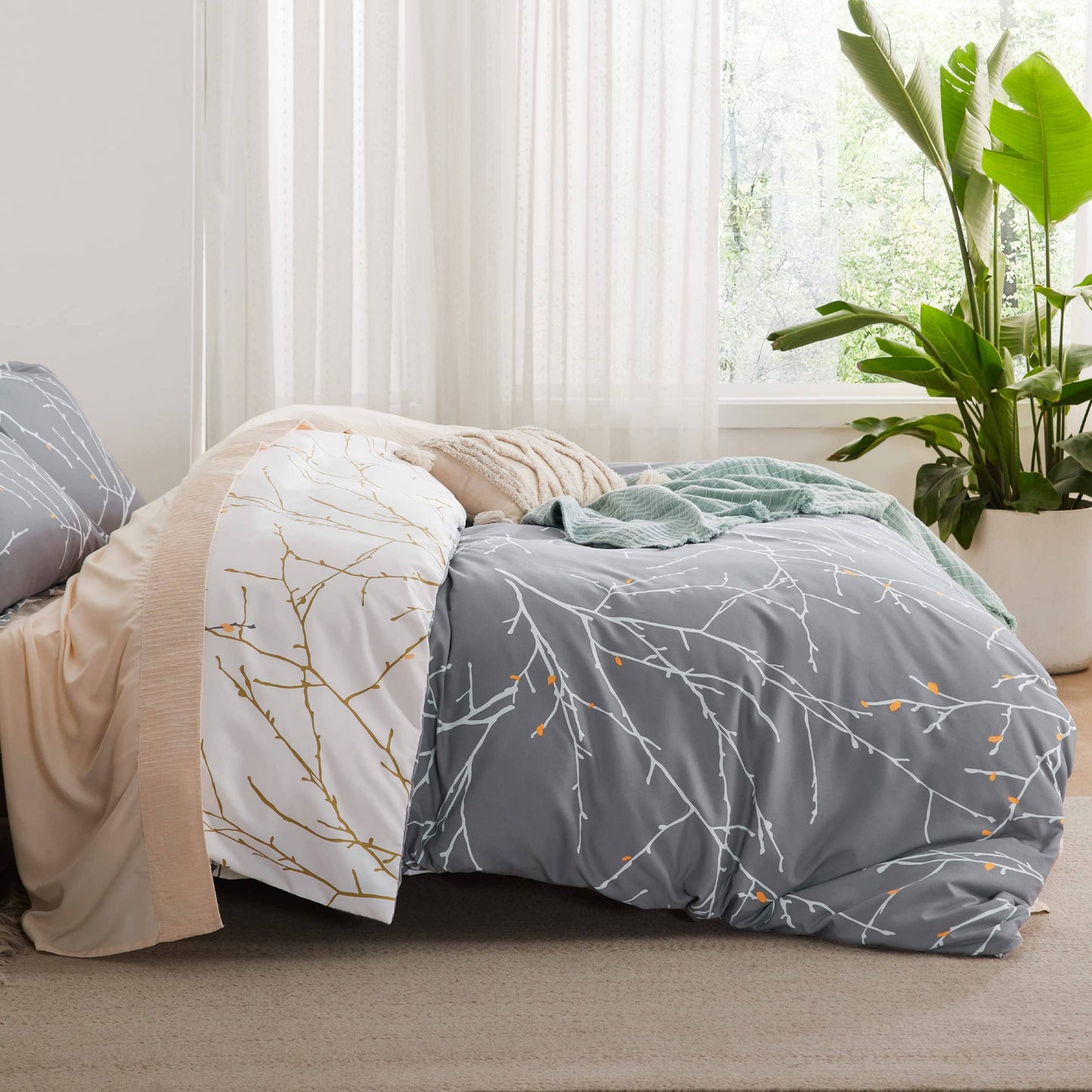 Microfiber Duvet Cover Set Twin