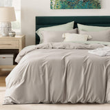 Bedsure Breathable Lyocell Cotton Duvet Cover Set