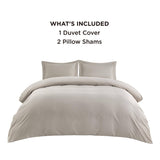 Bedsure Breathable Lyocell Cotton Duvet Cover Set