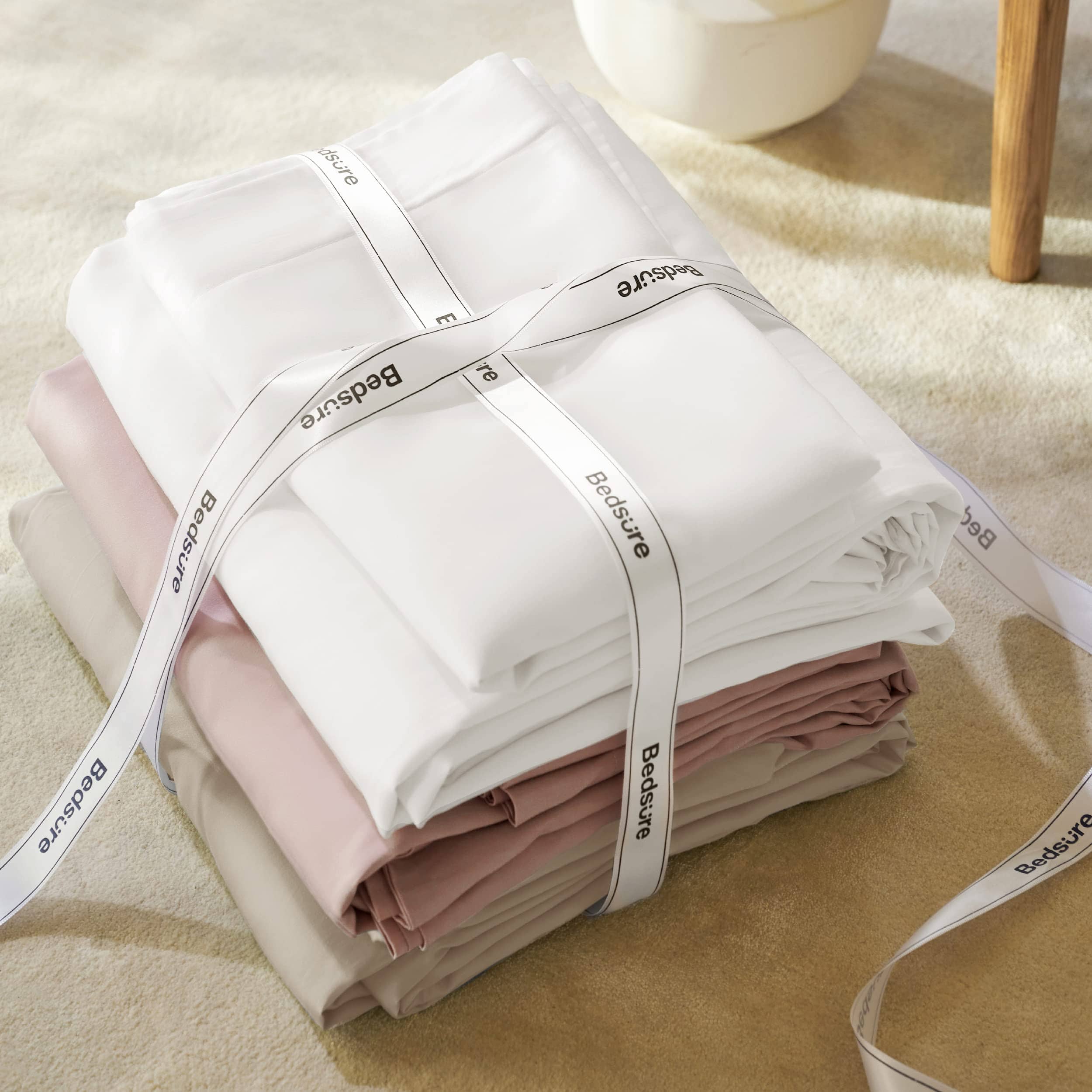 Bedsure Breathable Lyocell Cotton Duvet Cover Set