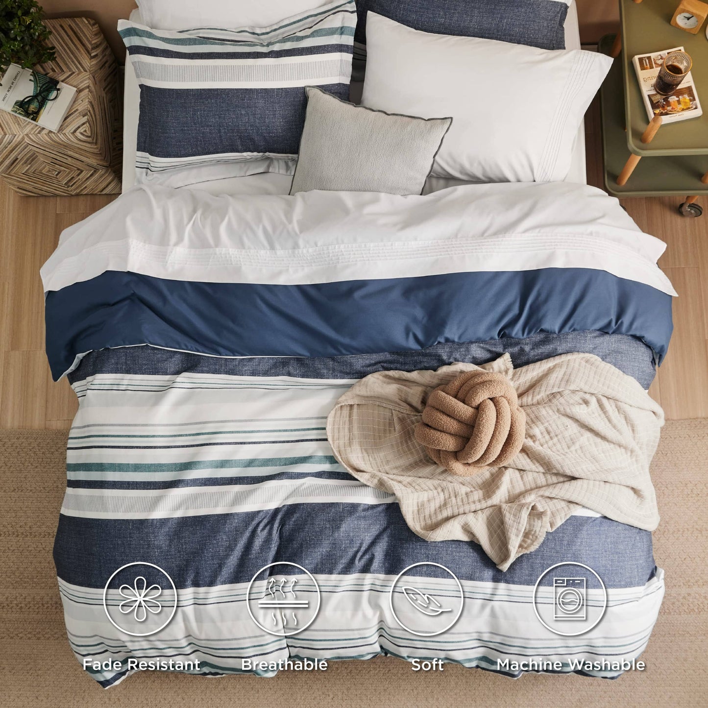 Microfiber Duvet Cover Set Twin