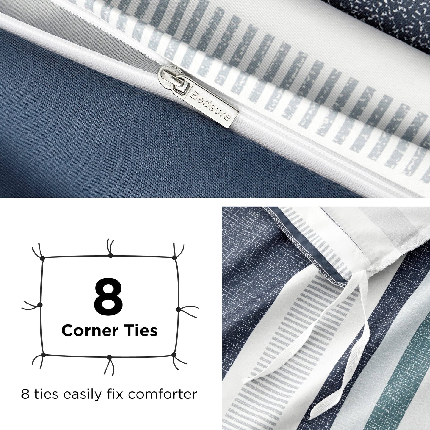 Microfiber Duvet Cover Set Twin