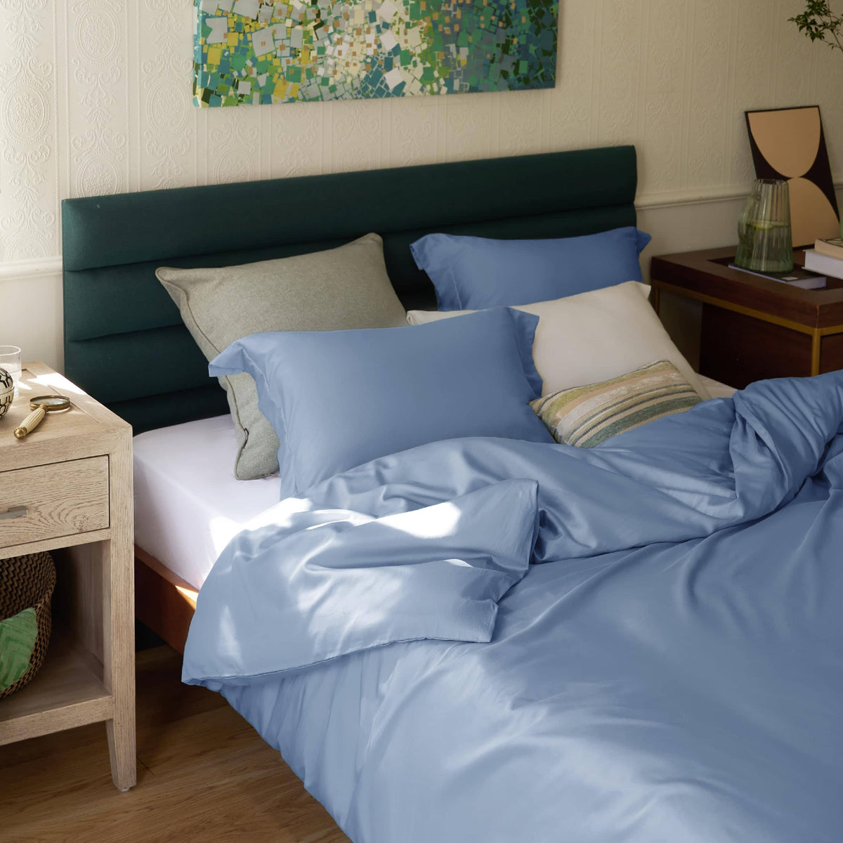 Breathable Lyocell Cotton Duvet Cover Set