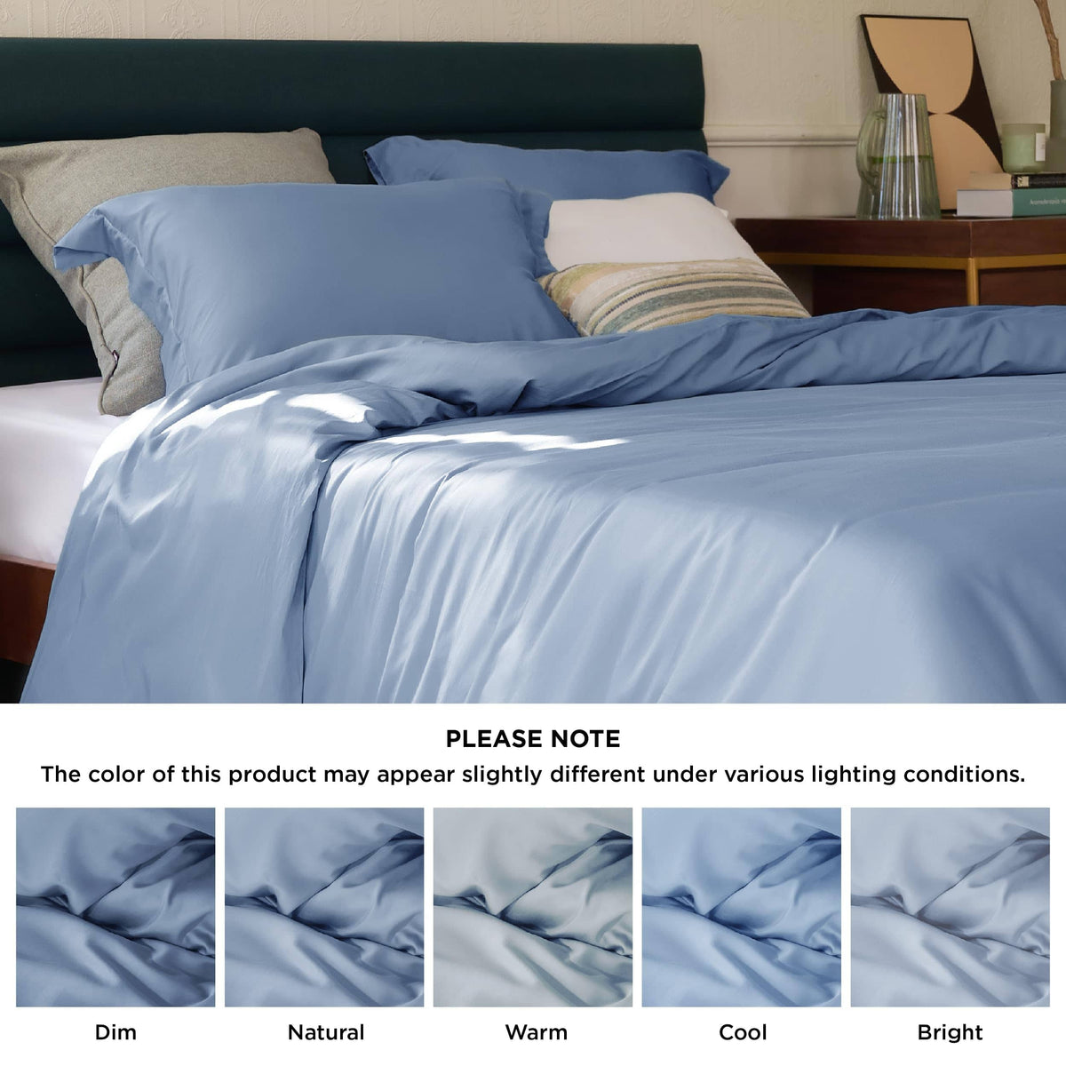 Breathable Lyocell Cotton Duvet Cover Set