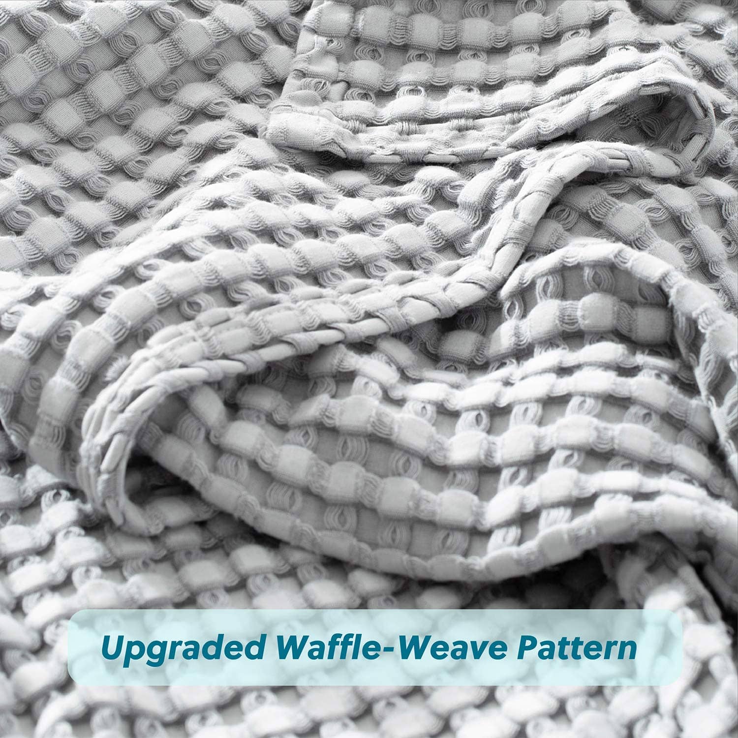 Viscose from Bamboo Waffle Weave Blanket