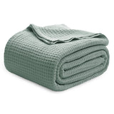 100% Cotton Waffle Weave Blankets