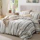 Cotton Boho Waffle Weave Duvet Cover Set