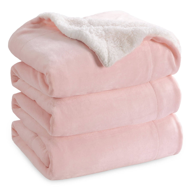 Bedsure Sherpa and Fleece Reversable Blanket