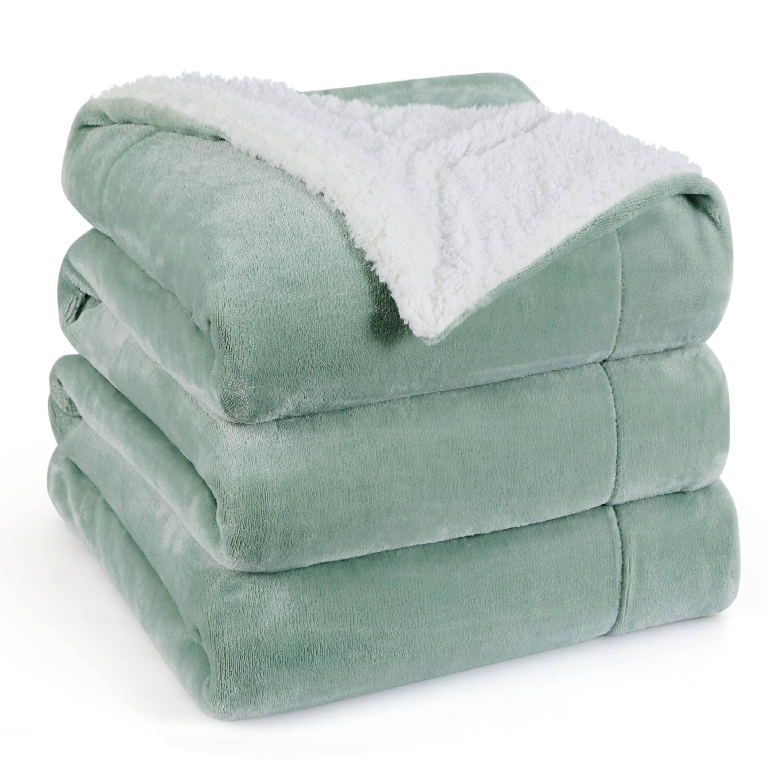 Sherpa and Fleece Reversible Blanket