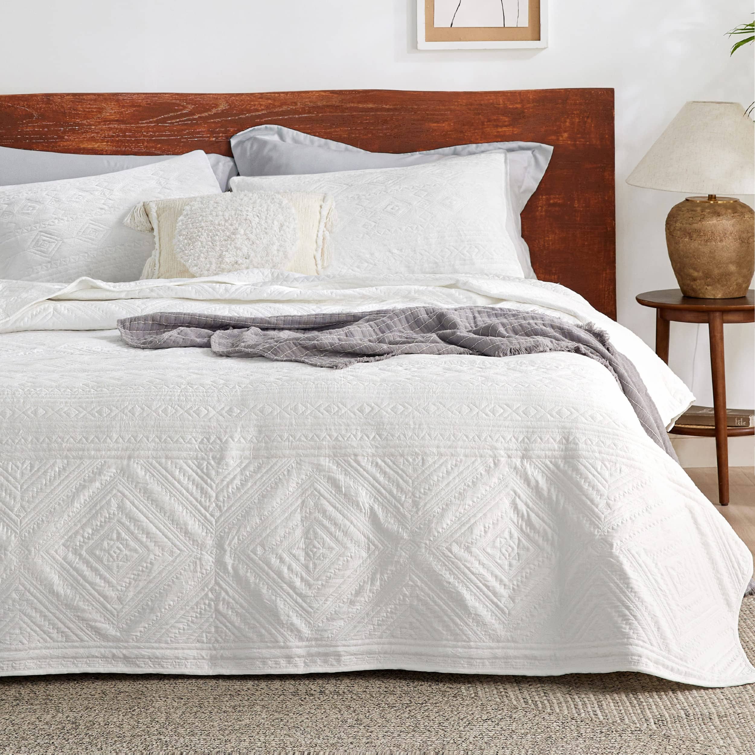 Prewashed Microfiber Quilt Set