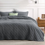 Prewashed Microfiber Quilt Set