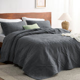 Prewashed Microfiber Quilt Set