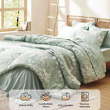 Bedsure Elegant Floral Comforter Sets