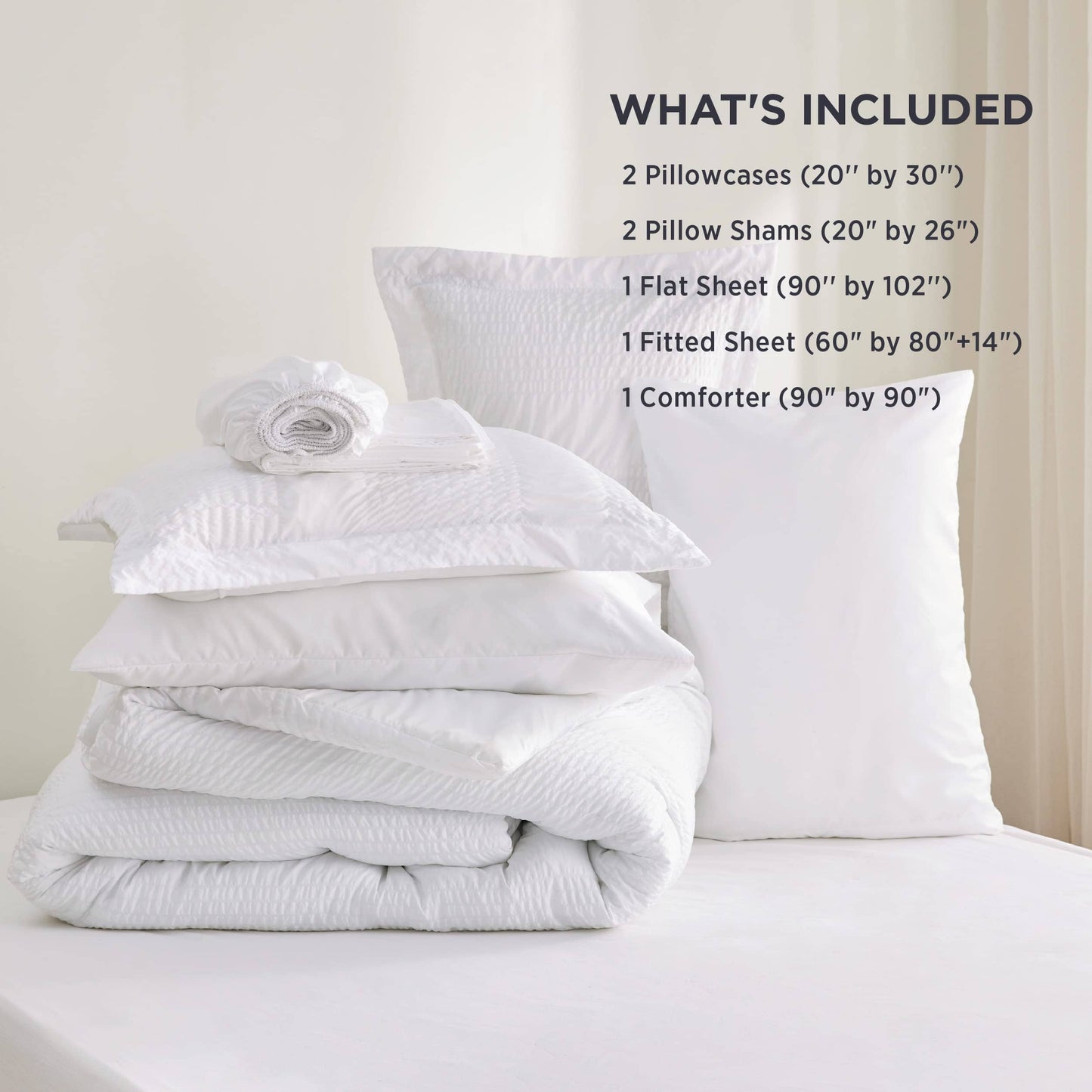 Stripe Seersucker Bed-in-a-Bag