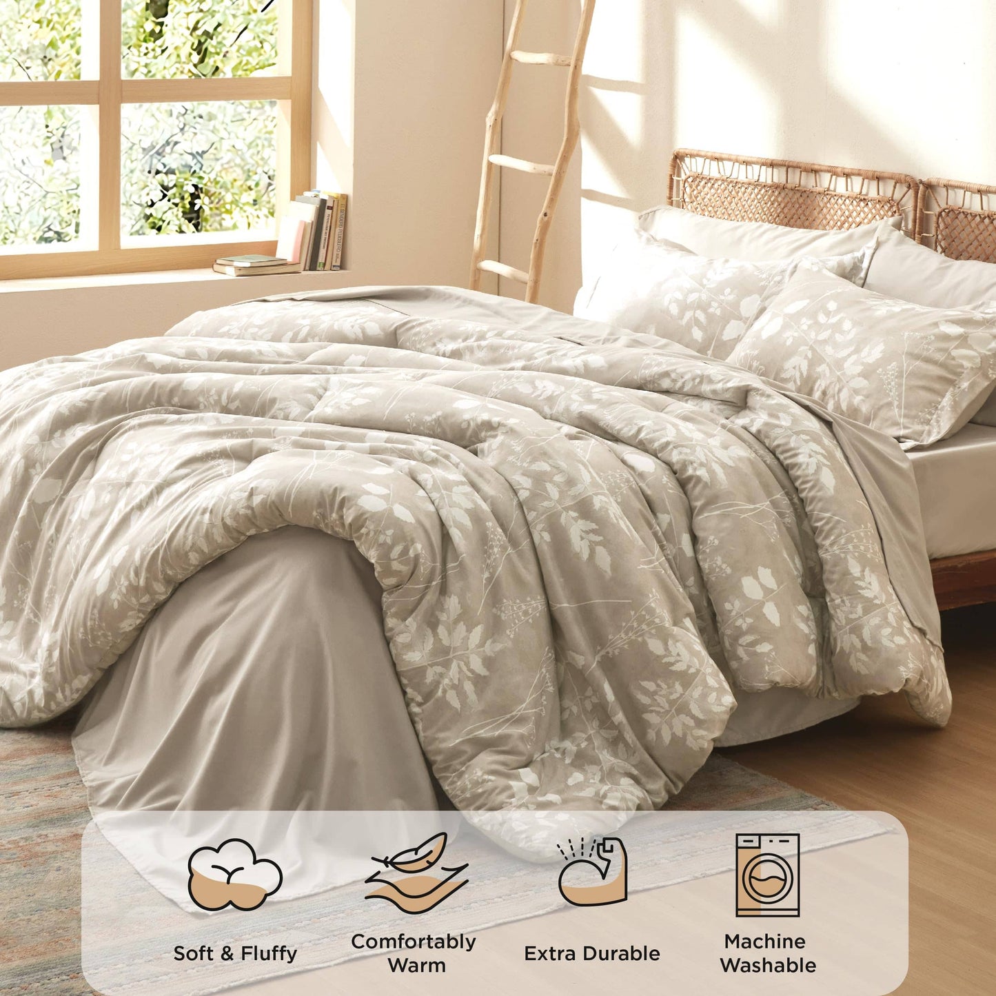 Elegant Floral Comforter Sets