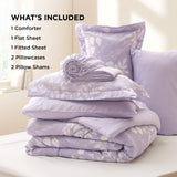 Bedsure Elegant Floral Comforter Sets