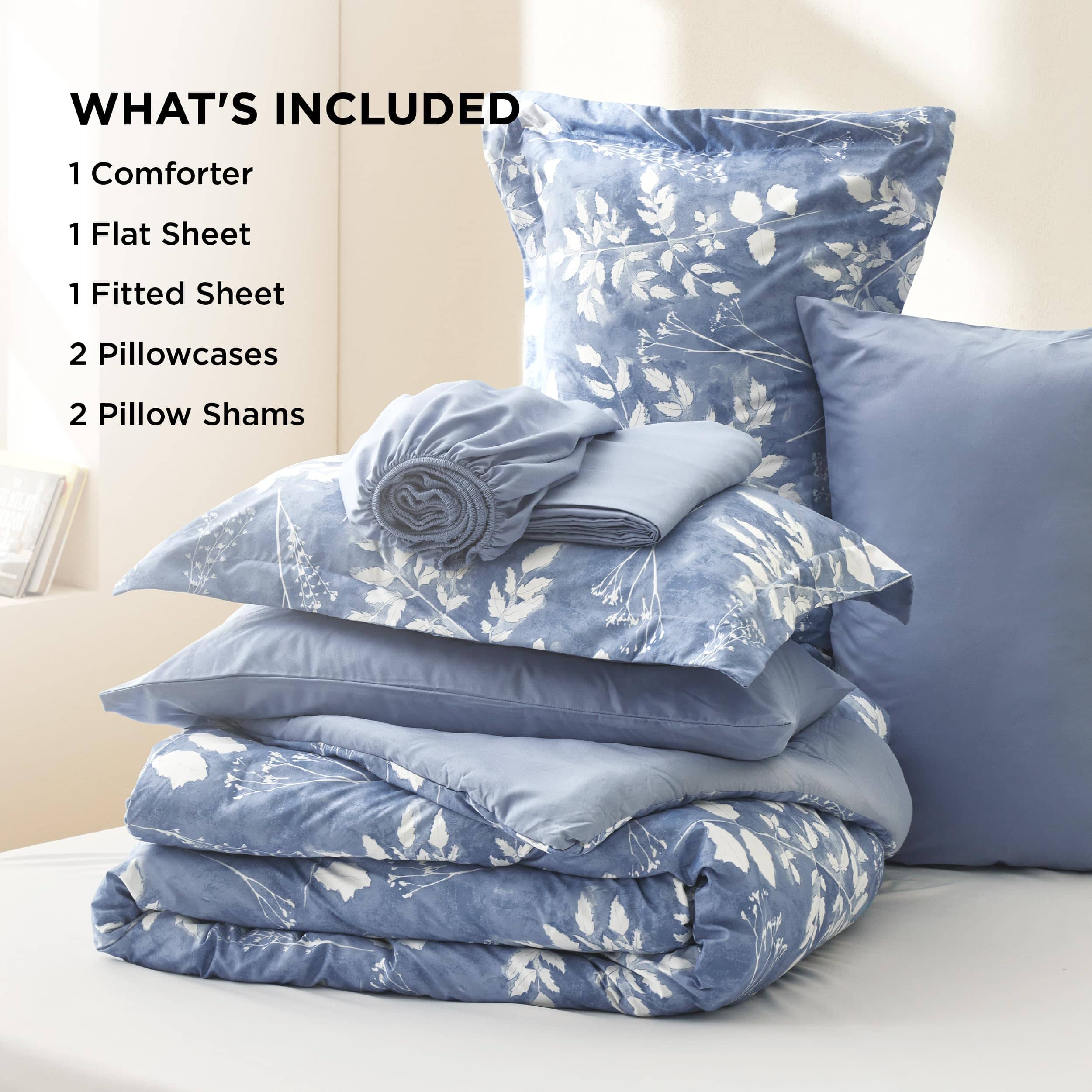 Bedsure Elegant Floral Comforter Sets