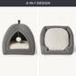 Faux-Linen Cat Dog Tent