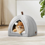 Faux-Linen Cat Dog Tent