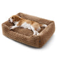 Bubble Fleece Dog Bed
