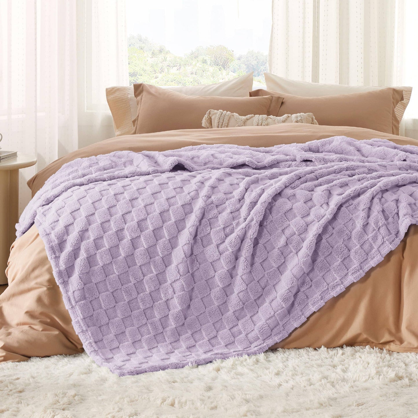 Jacquard Shaggy Sherpa Blanket
