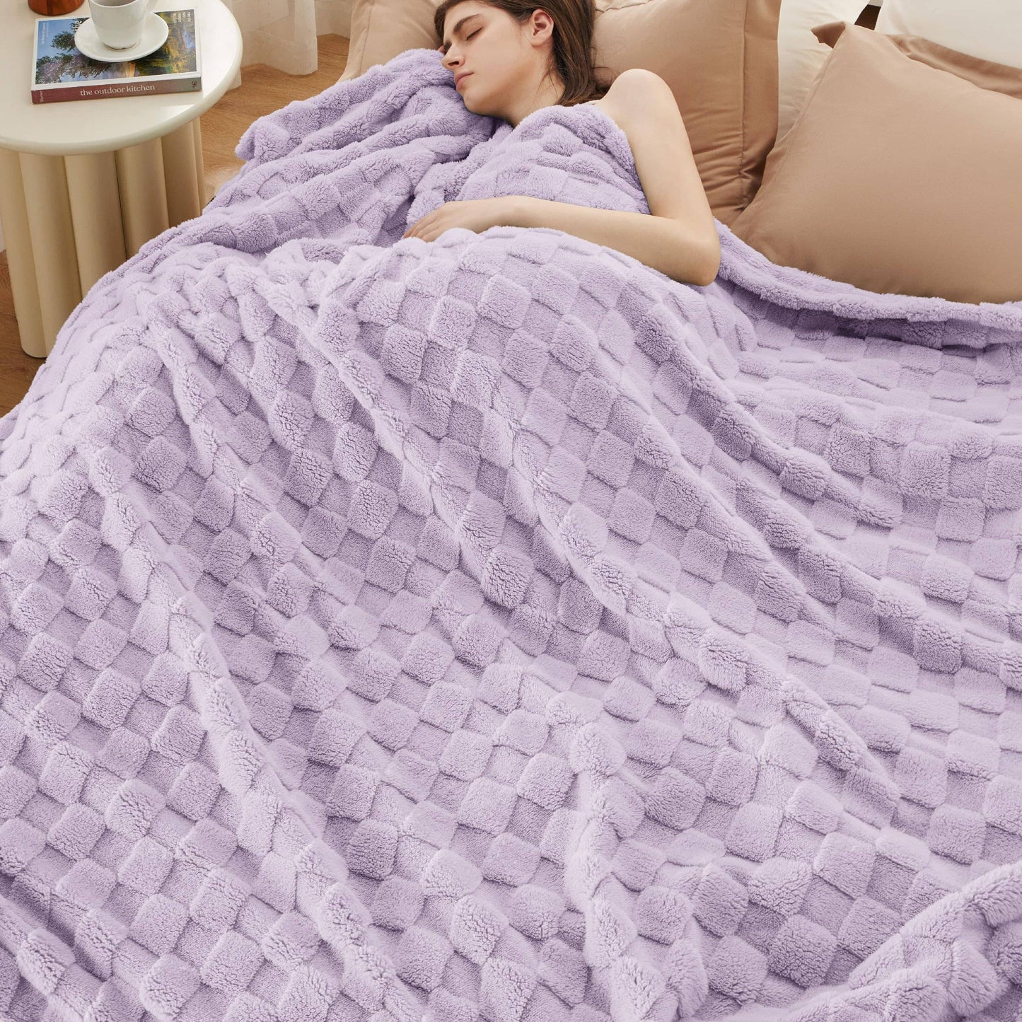 Jacquard Shaggy Sherpa Blanket