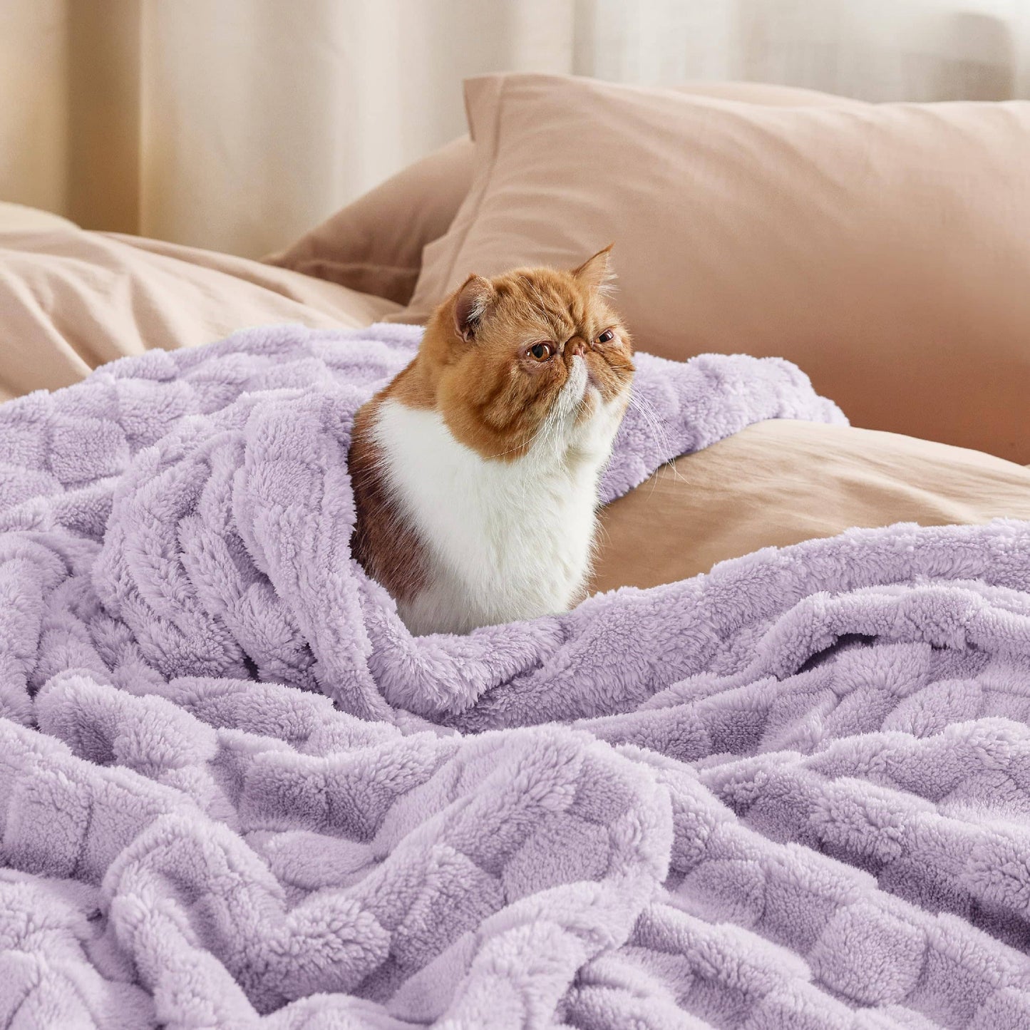 Jacquard Shaggy Sherpa Blanket