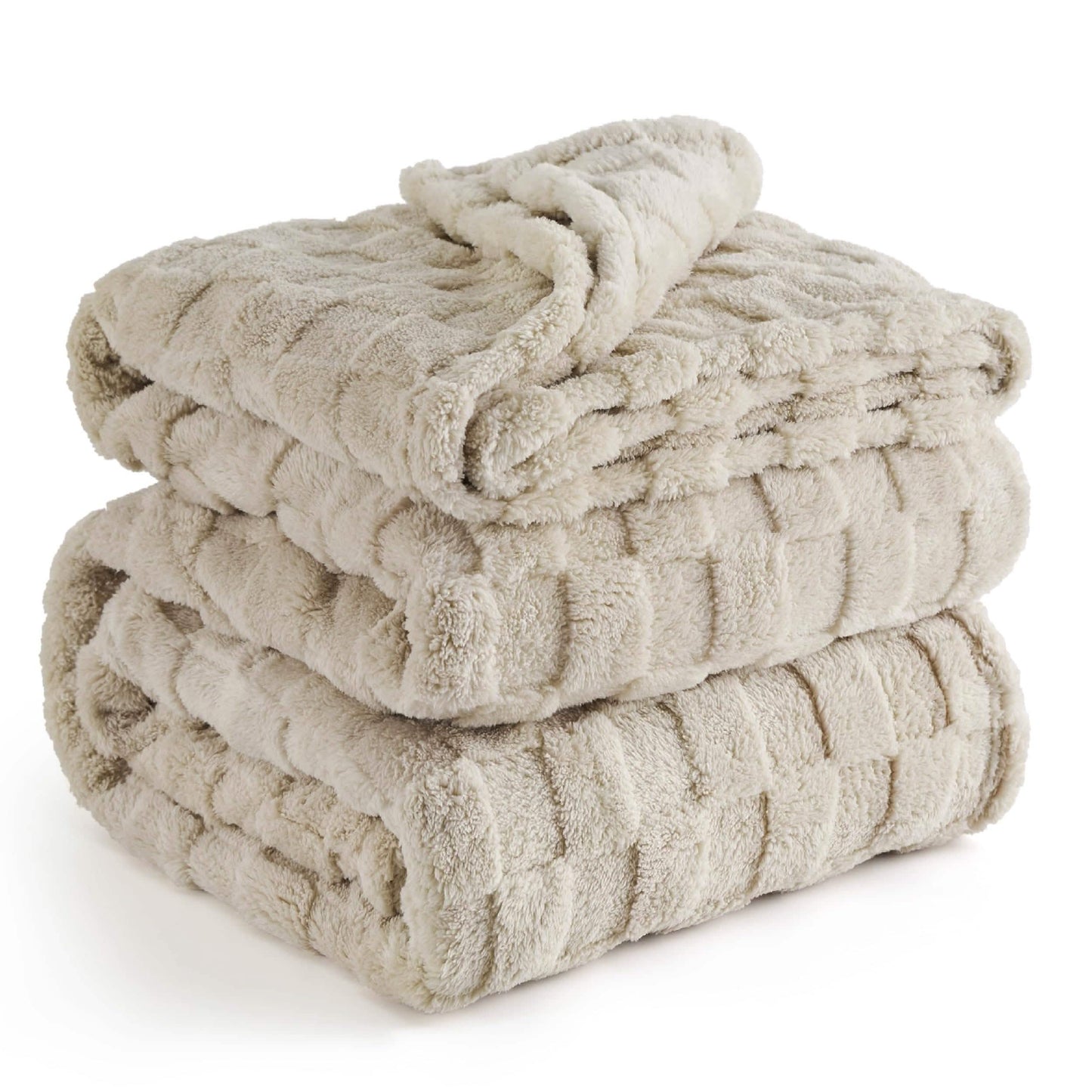 Jacquard Shaggy Sherpa Blanket