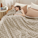 Jacquard Shaggy Sherpa Blanket