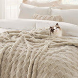 Jacquard Shaggy Sherpa Blanket