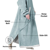 Sherpa Fleece Wearable Blanket Long