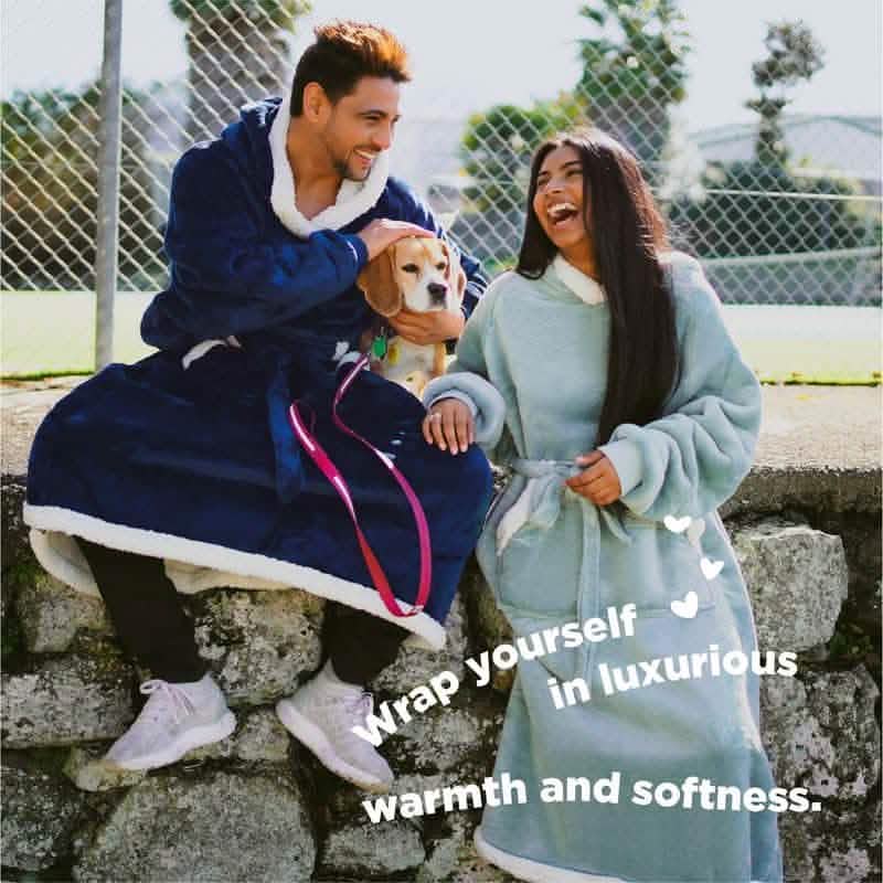 Sherpa Fleece Wearable Blanket