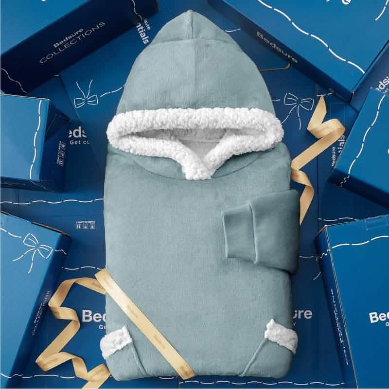 Sherpa Fleece Wearable Blanket